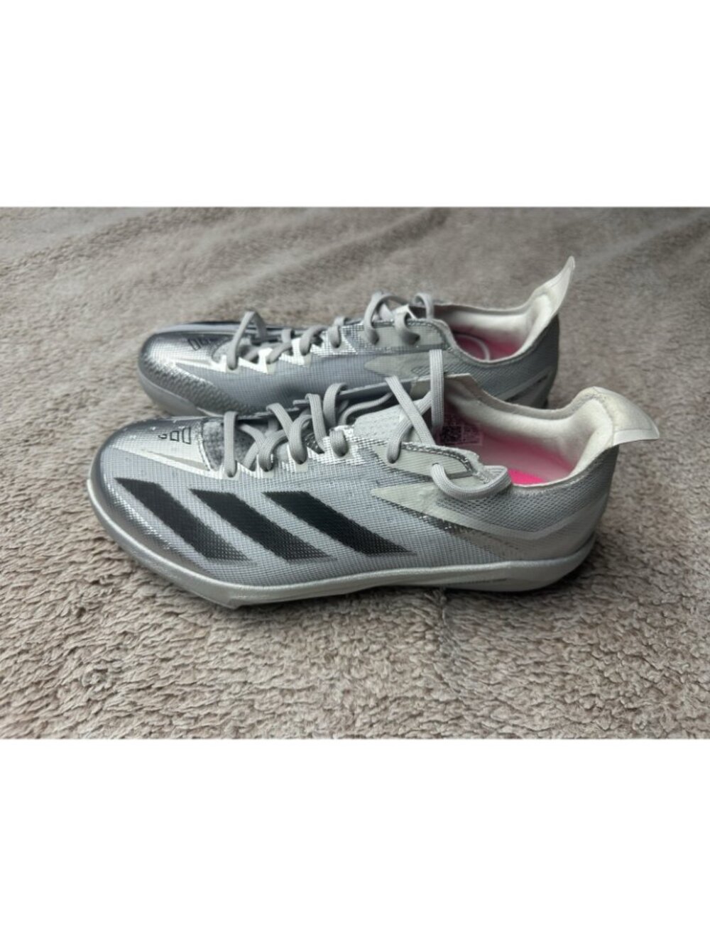 Adidas Adizero Electric+ Silver Speed Pack Metal Baseball Cleat JS2994 SZ 7 NWOB - Picture 4 of 15